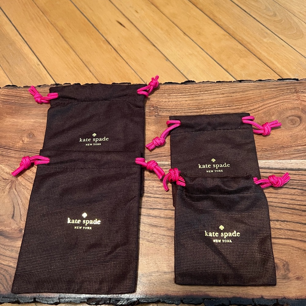 Kate Spade Jewelry Dust Cover Bags Set Of 4